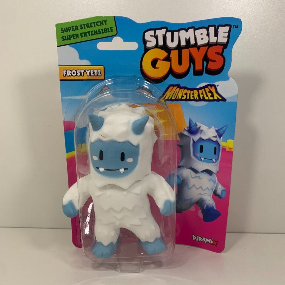 Stumble Guys Monster Flex - Frost Yeti Super Stretchy Figure NIP